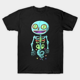 Mexican skeleton with tail T-Shirt